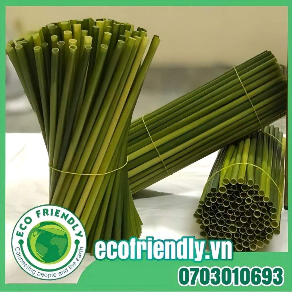 Grass straws can be used for hot beverages